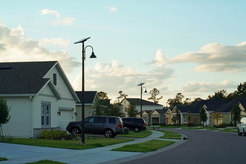 Solar LED Street Lights For Land Developers